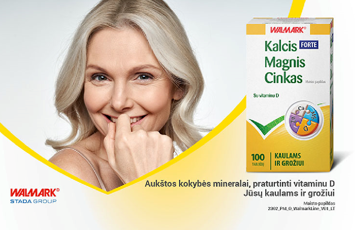 Subalansuotas
mineralų ir vitamino D derinys, svarbus daugeliui žmogaus organizmo funkcijų.
Gaukite nemokamą maisto papildą dalyvaudami mūsų Testavime